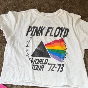 Retro Brand - Pink Floyd Graphic Tee - White